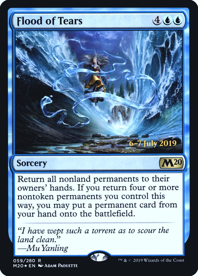 Flood of Tears [Core Set 2020 Prerelease Promos] | Good Games Cannington