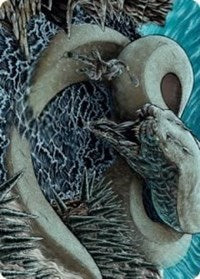 Koma, Cosmos Serpent 2 Art Card [Kaldheim Art Series] | Good Games Cannington