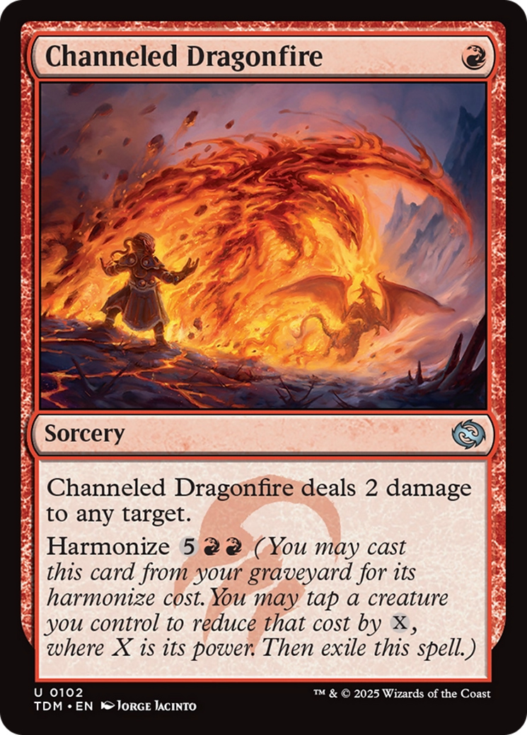 Channeled Dragonfire [Tarkir: Dragonstorm] | Good Games Cannington