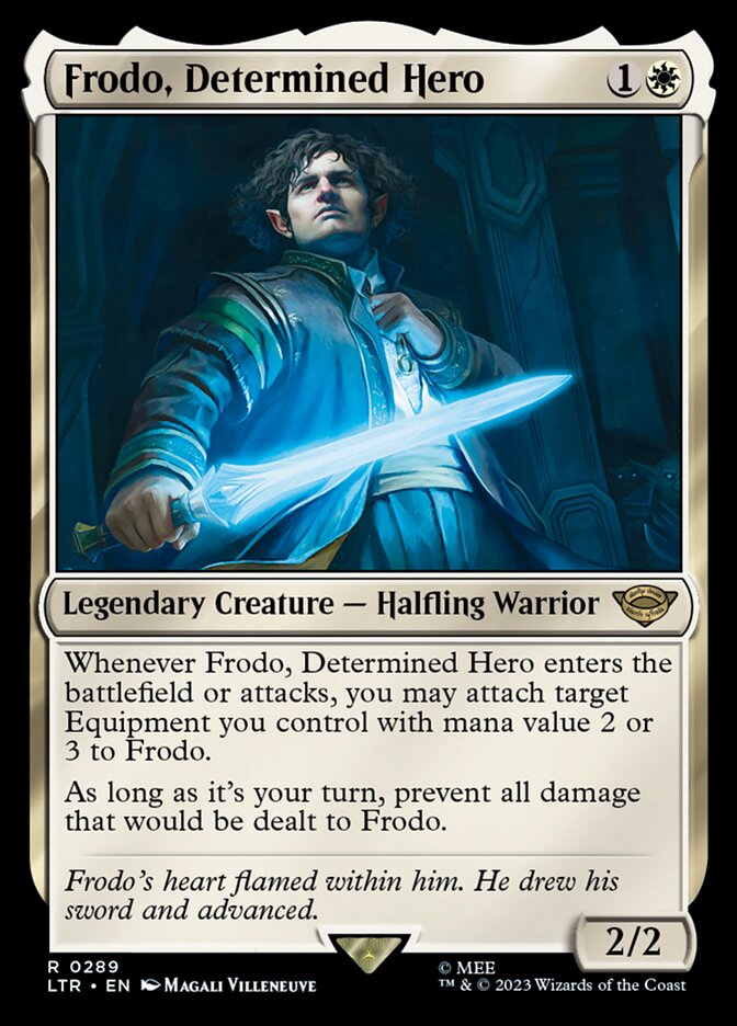 Frodo, Determined Hero 289/281 (Universes Beyond: The Lord of the Rings: Tales of Middle-earth)  | Good Games Cannington