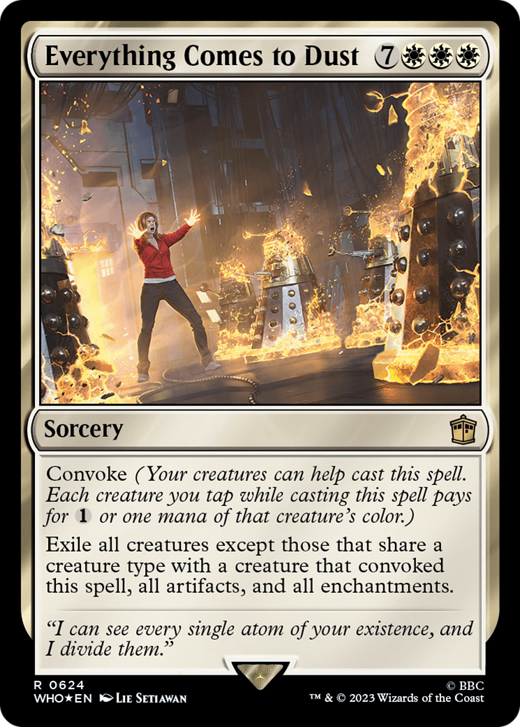 Everything Comes to Dust (Surge Foil) [Doctor Who] | Good Games Cannington