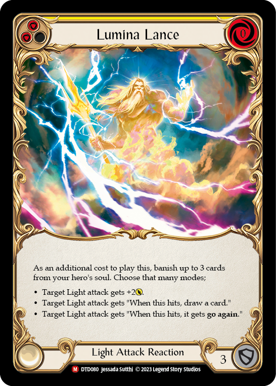 Lumina Lance [DTD080] (Dusk Till Dawn)  Rainbow Foil | Good Games Cannington