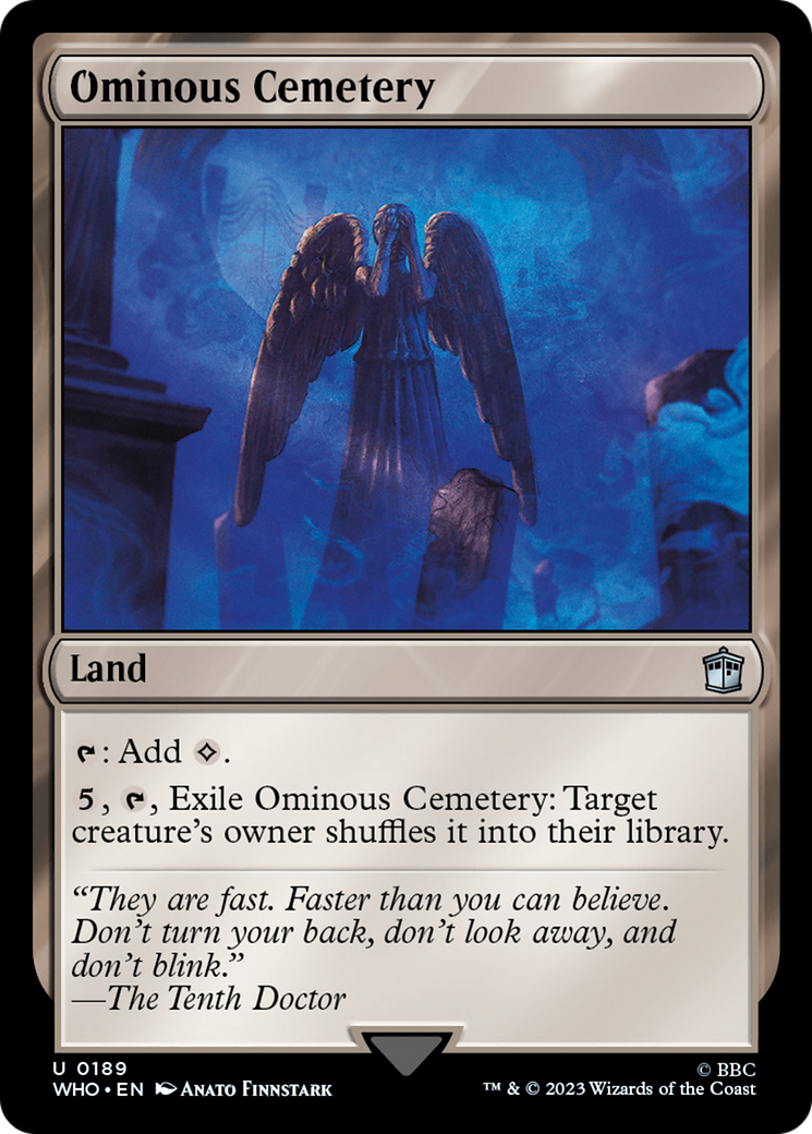 Ominous Cemetery [Doctor Who] | Good Games Cannington