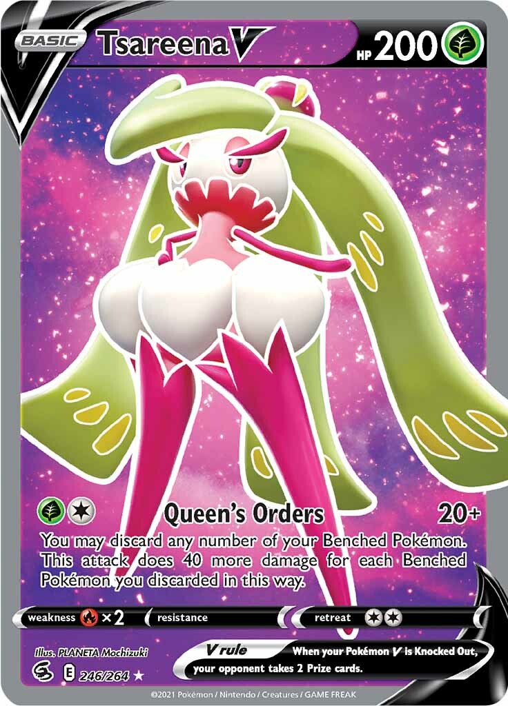 Tsareena V (246/264) [Sword & Shield: Fusion Strike] | Good Games Cannington