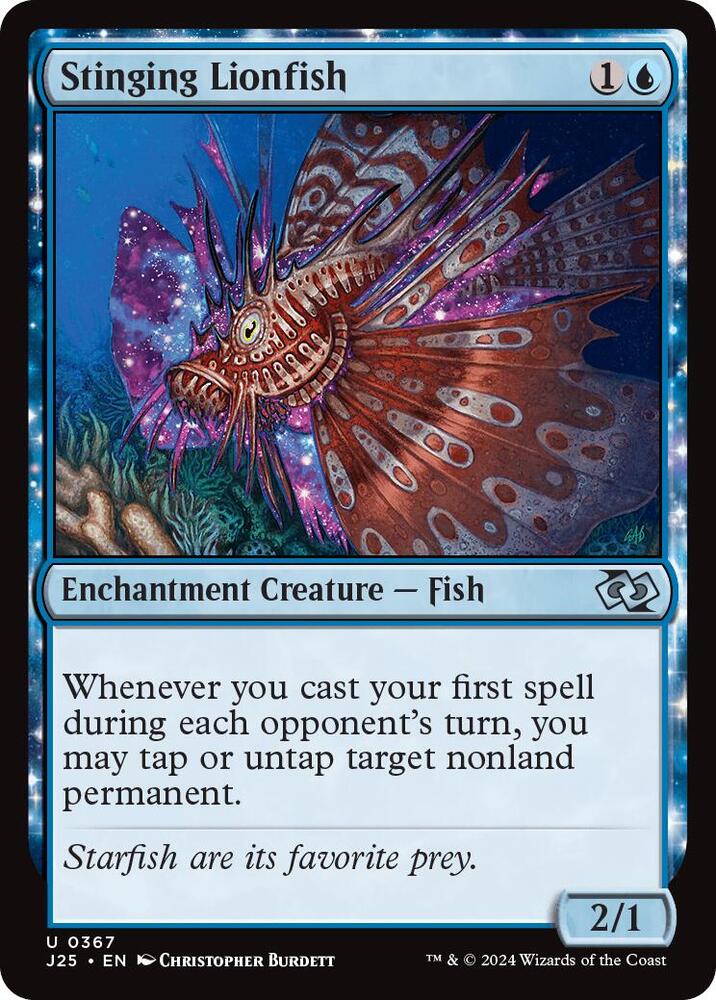 Stinging Lionfish 367/779 (Foundations Jumpstart)  | Good Games Cannington