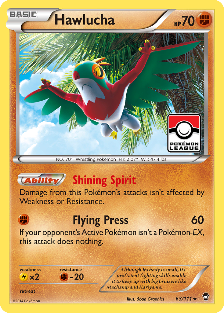 Hawlucha (63/111) [XY: Furious Fists] | Good Games Cannington