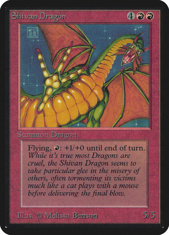 Shivan Dragon [Alpha Edition] | Good Games Cannington