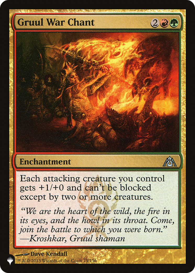 Gruul War Chant [The List] | Good Games Cannington