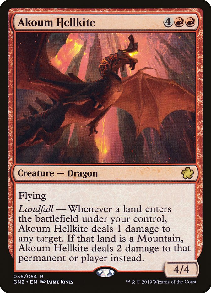 Akoum Hellkite [Game Night 2019] | Good Games Cannington