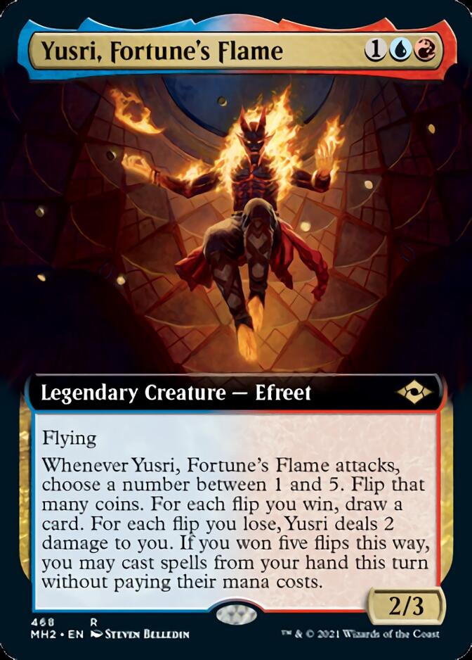 Yusri, Fortune's Flame (Extended Art) [Modern Horizons 2] | Good Games Cannington