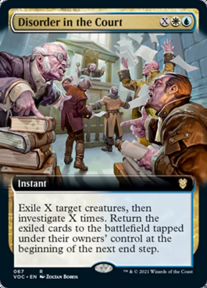 Disorder in the Court (Extended Art) [Innistrad: Crimson Vow Commander] | Good Games Cannington