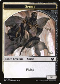 Spirit // Golem Double-Sided Token [Modern Horizons Tokens] | Good Games Cannington