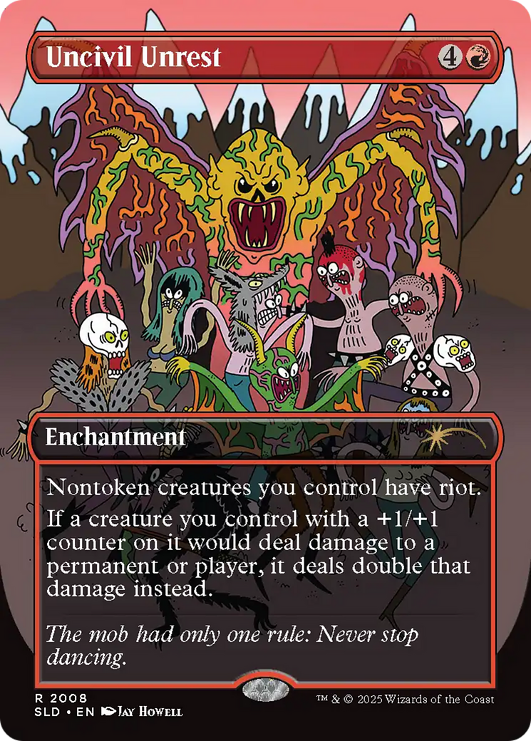 Uncivil Unrest (Rainbow Foil) [Secret Lair Drop Series] | Good Games Cannington