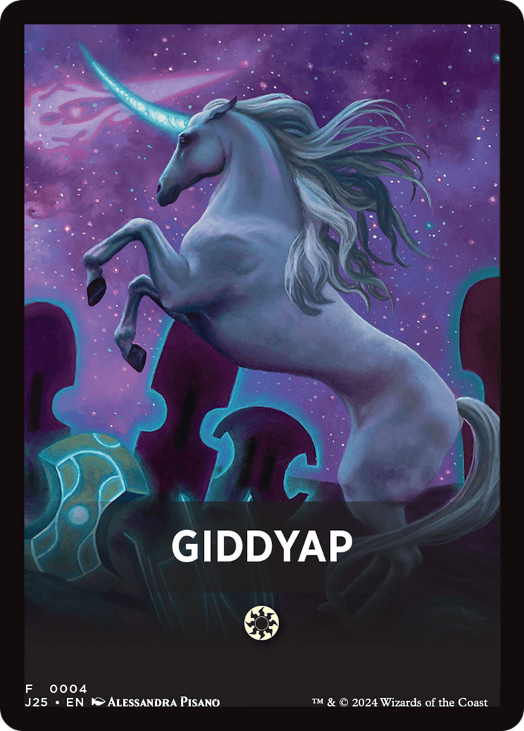 Giddyap Theme Card [Foundations Jumpstart Front Cards] | Good Games Cannington