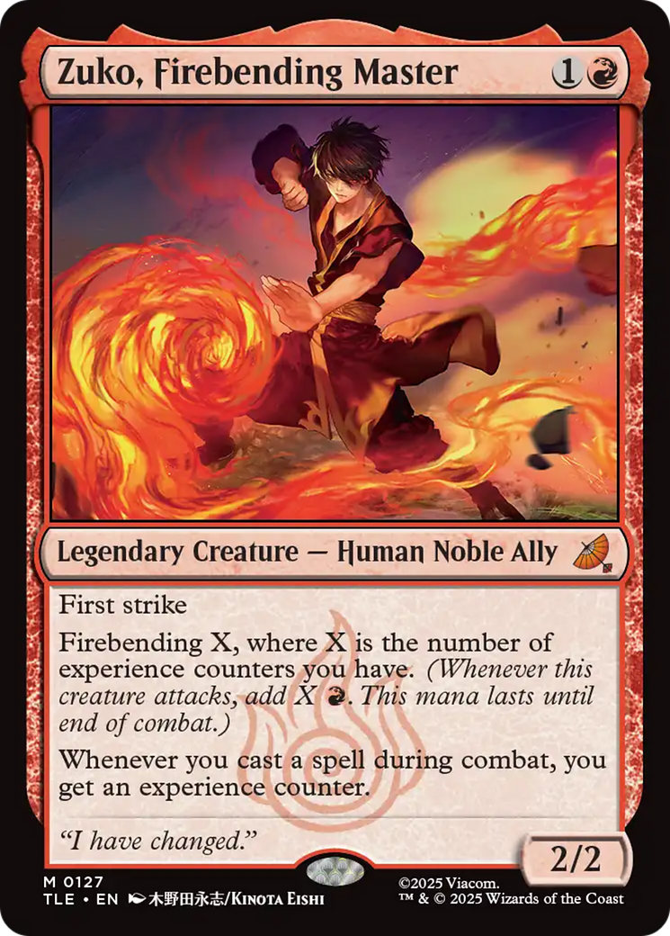 Zuko, Firebending Master [Avatar: The Last Airbender: Eternal-Legal] | Good Games Cannington