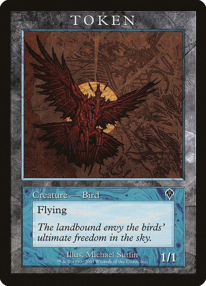 Bird Token [Magic Player Rewards 2001] | Good Games Cannington