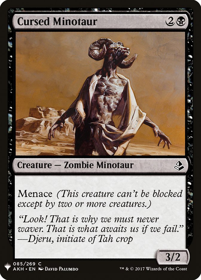 Cursed Minotaur [Mystery Booster] | Good Games Cannington