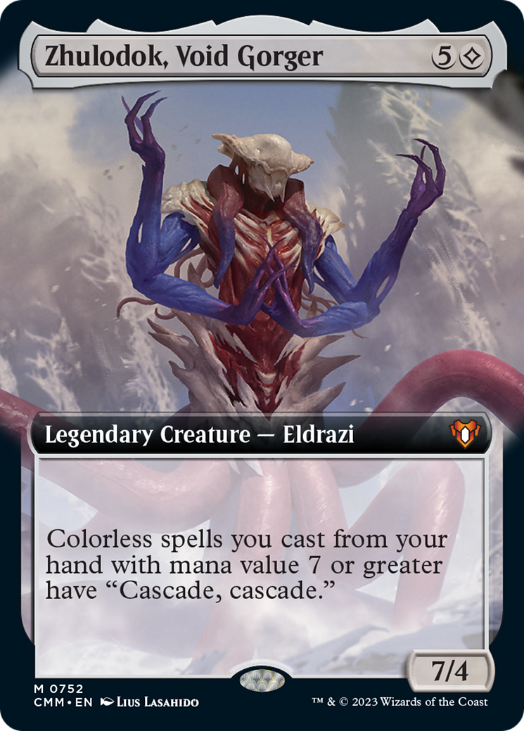 Zhulodok, Void Gorger (Extended Art) [Commander Masters] | Good Games Cannington