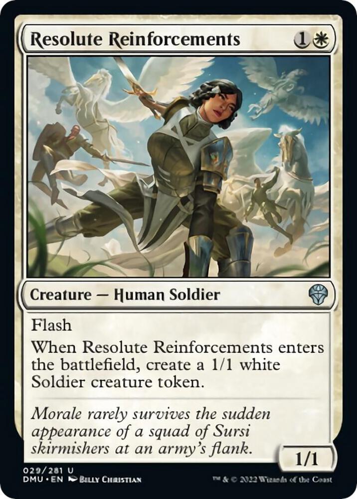 Resolute Reinforcements 29/281 (Dominaria United)  | Good Games Cannington