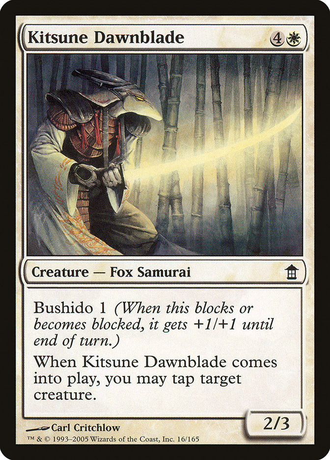 Kitsune Dawnblade [Saviors of Kamigawa] | Good Games Cannington