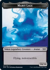 Marit Lage // Saproling Double-Sided Token [Double Masters Tokens] | Good Games Cannington