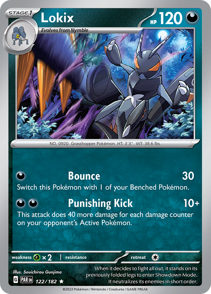 Lokix (122/182) [Scarlet & Violet: Paradox Rift] | Good Games Cannington