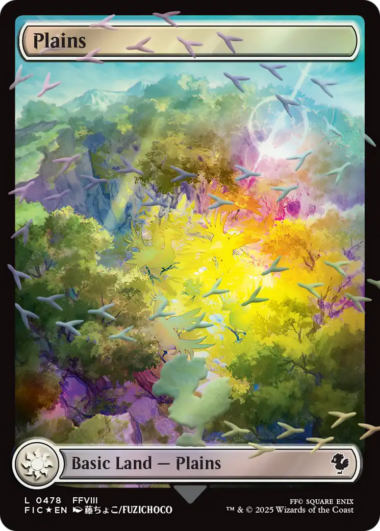 Plains (Chocobo Track Foil) [FINAL FANTASY Commander] | Good Games Cannington