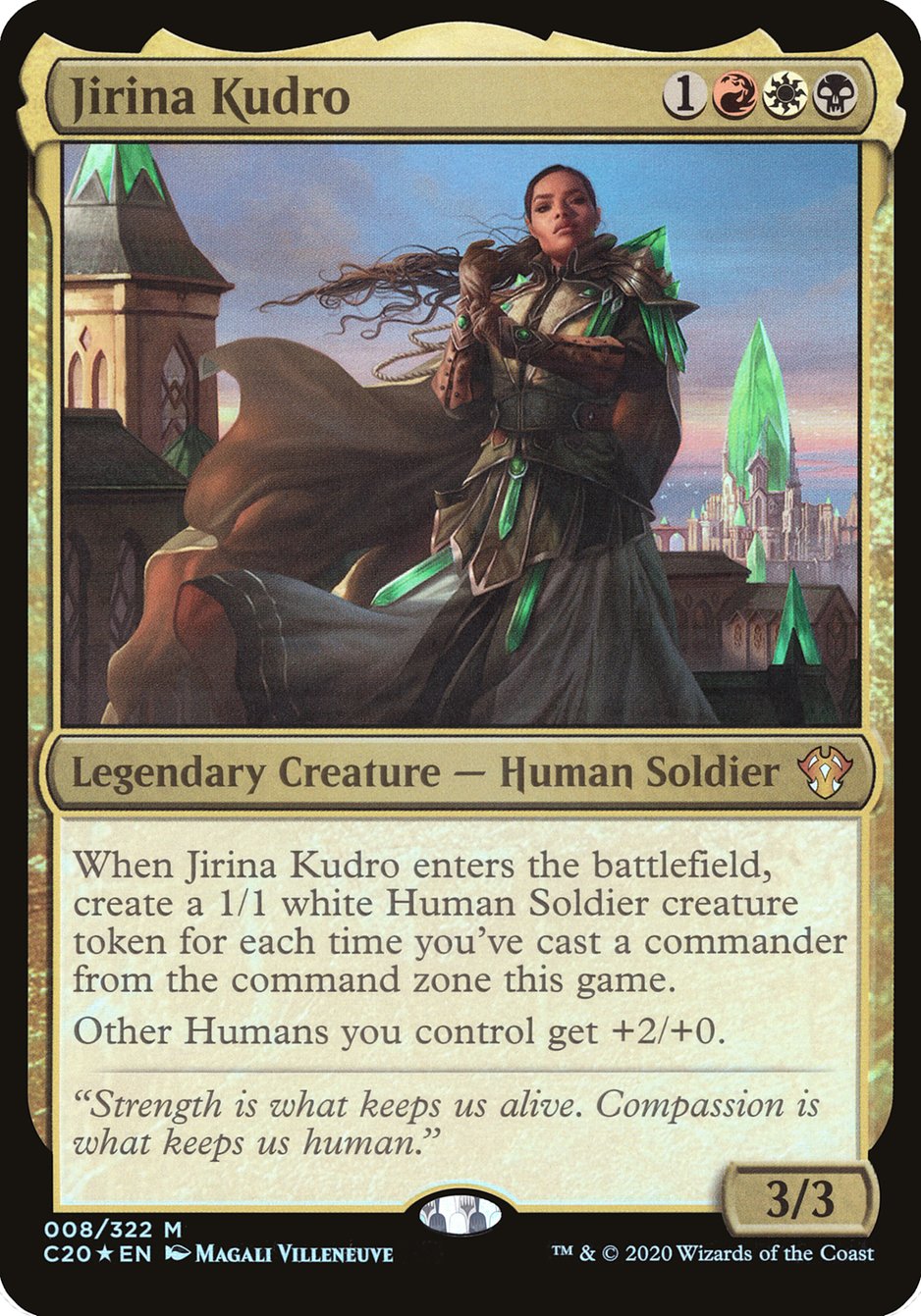 Jirina Kudro (Oversized) [Commander 2020 Oversized] | Good Games Cannington