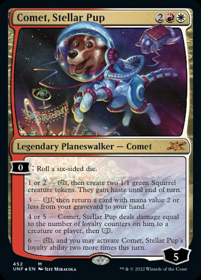 Comet, Stellar Pup (Galaxy Foil) [Unfinity] | Good Games Cannington