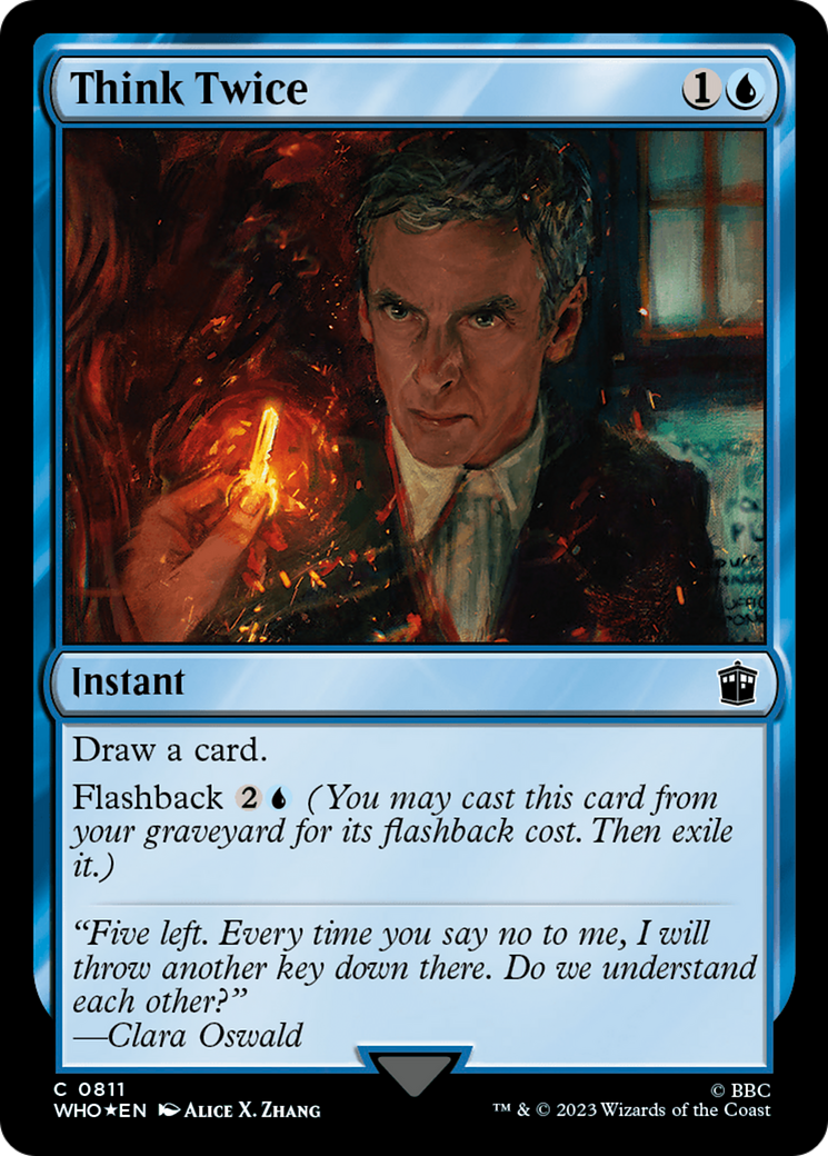 Think Twice (Surge Foil) [Doctor Who] | Good Games Cannington