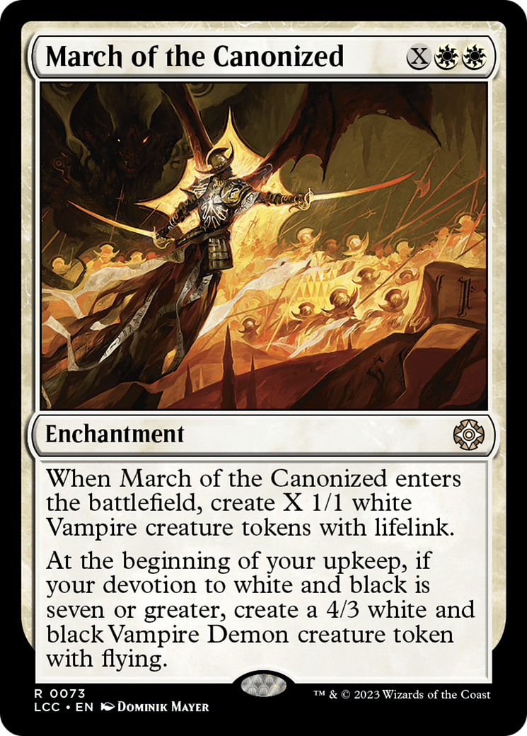 March of the Canonized [The Lost Caverns of Ixalan Commander] | Good Games Cannington