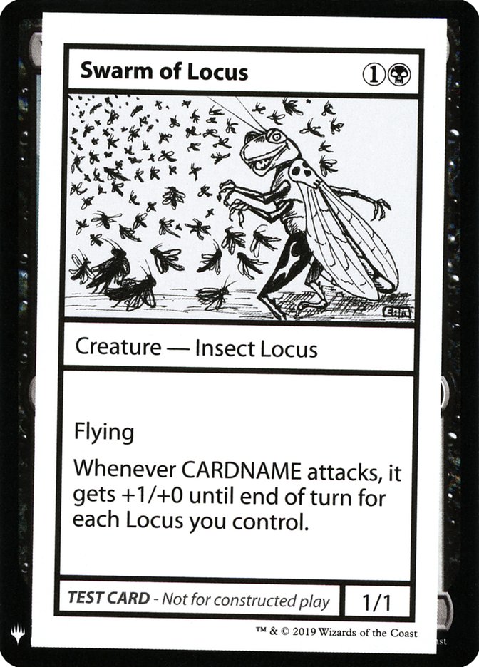 Swarm of Locus [Mystery Booster Playtest Cards] | Good Games Cannington