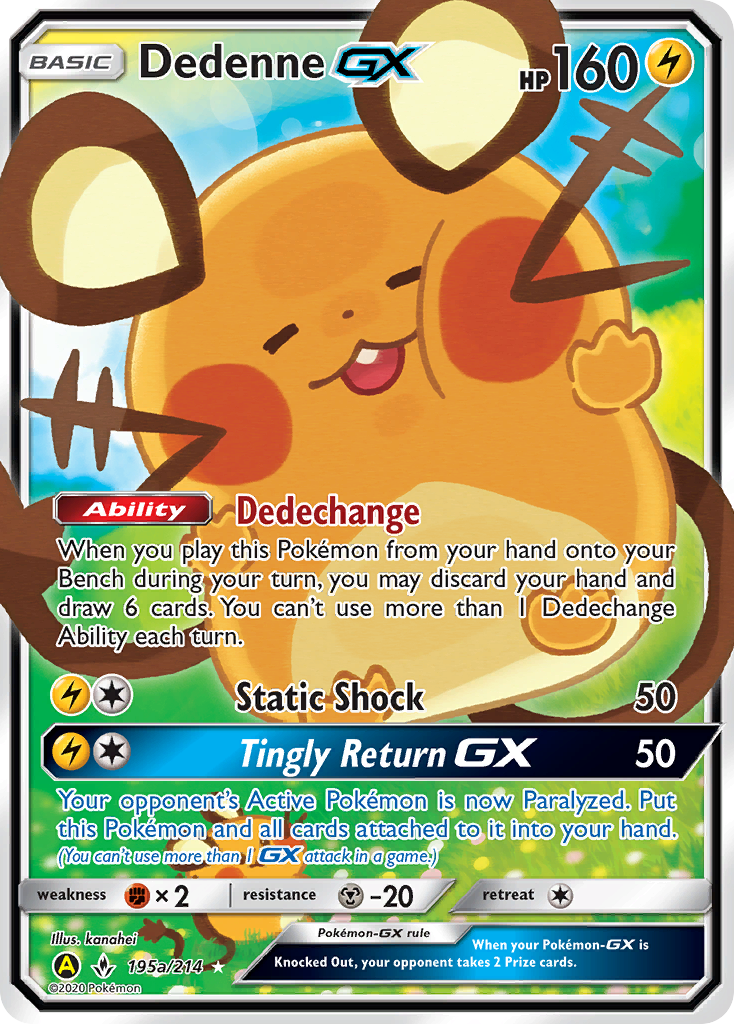 Dedenne GX (195a/214) [Alternate Art Promos] | Good Games Cannington