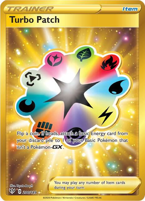 Turbo Patch Secret (SWSH03: Darkness Ablaze)  - Holofoil | Good Games Cannington