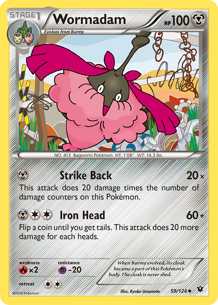 Wormadam (59/124) [XY: Fates Collide] | Good Games Cannington
