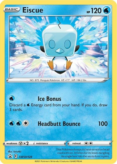 Eiscue (SWSH128) [Sword & Shield: Black Star Promos] | Good Games Cannington