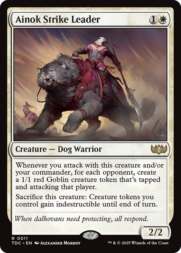 Ainok Strike Leader [Tarkir: Dragonstorm Commander] | Good Games Cannington