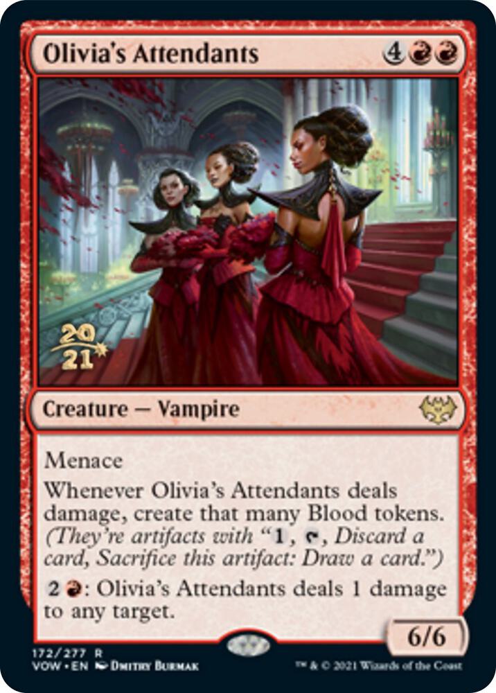 Olivias Attendants 172s/137 (Prerelease Cards)  - Foil | Good Games Cannington