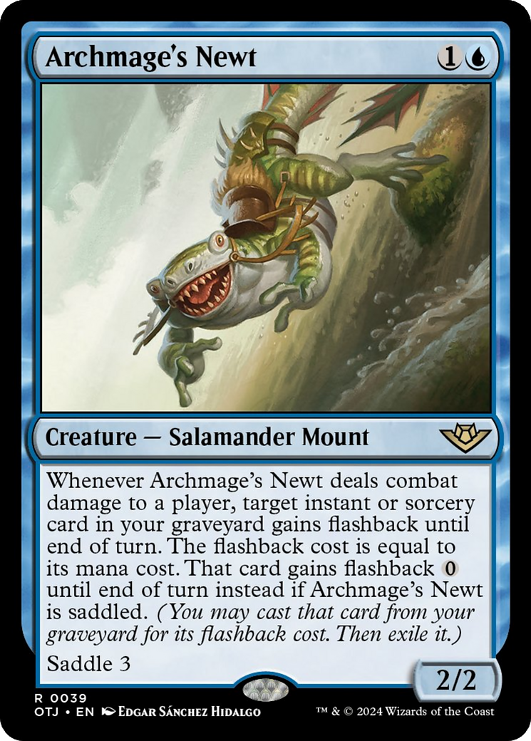 Archmage's Newt [Outlaws of Thunder Junction] | Good Games Cannington