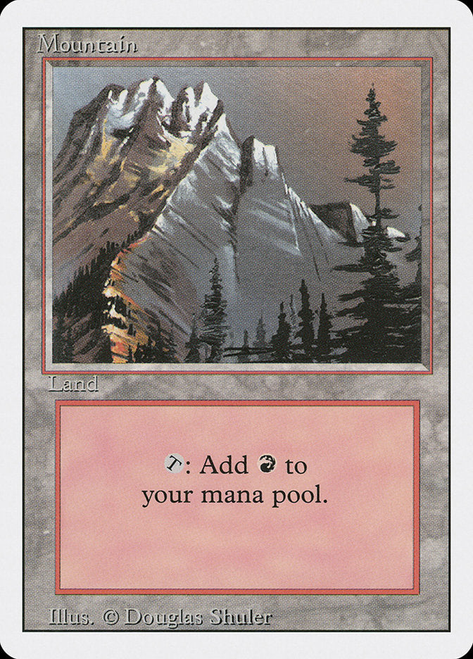 Mountain (Snow Top / Highest Point on Left) [Revised Edition] | Good Games Cannington