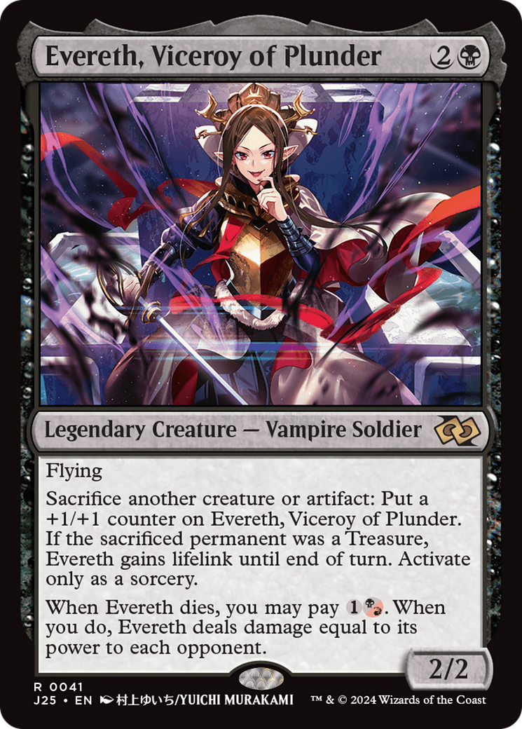 Evereth, Viceroy of Plunder (Anime) [Foundations Jumpstart] | Good Games Cannington