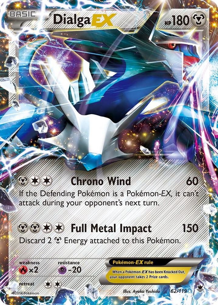 Dialga EX 62/119 (XY - Phantom Forces)  - Holofoil | Good Games Cannington