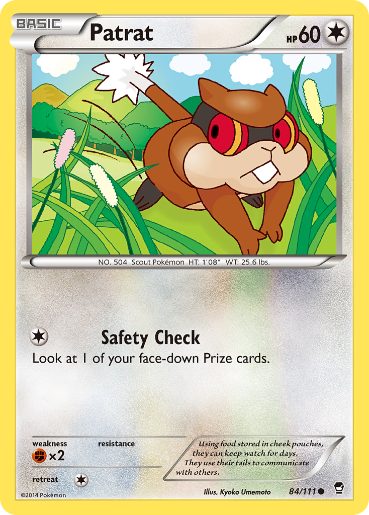 Patrat (84/111) [XY: Furious Fists] | Good Games Cannington