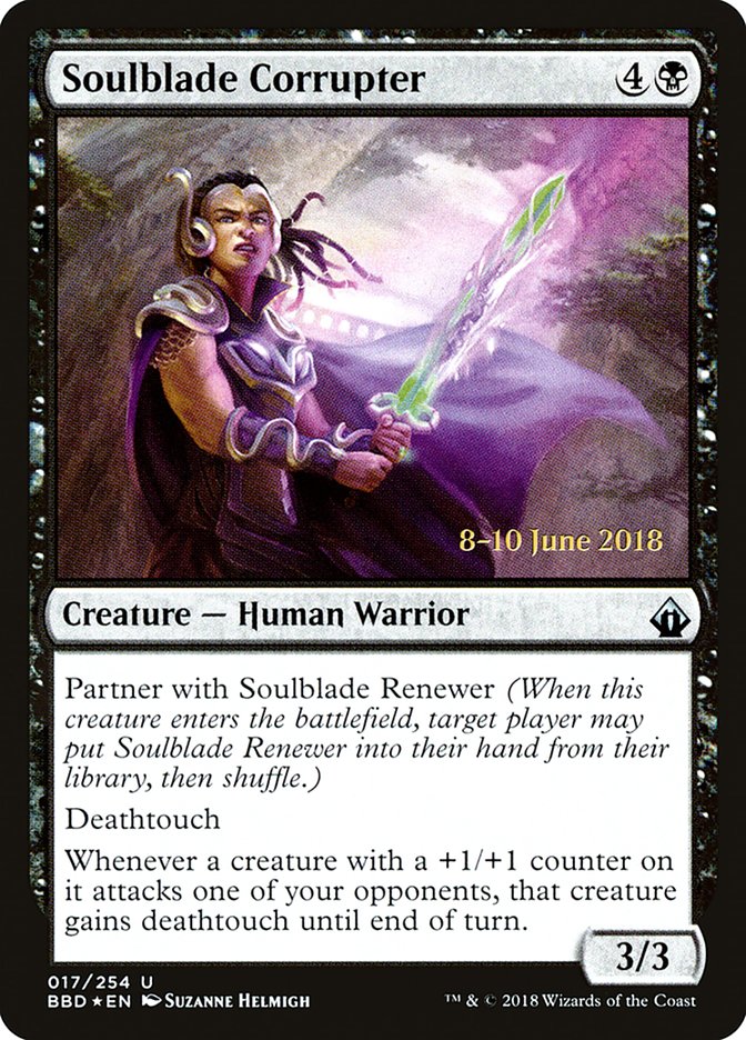 Soulblade Corrupter [Battlebond Prerelease Promos] | Good Games Cannington
