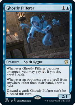 Ghostly Pilferer 105 (Commander: Innistrad: Crimson Vow)  | Good Games Cannington