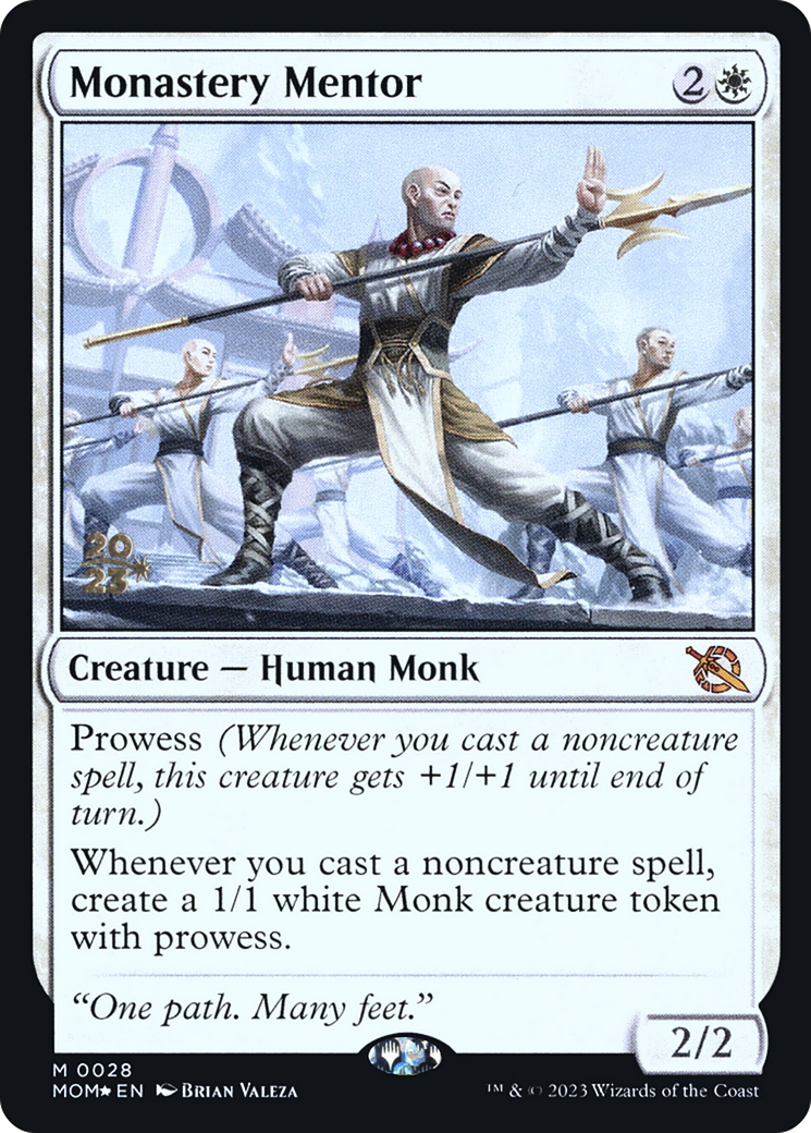 Monastery Mentor [March of the Machine Prerelease Promos] | Good Games Cannington