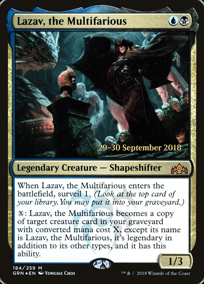 Lazav, the Multifarious [Guilds of Ravnica Prerelease Promos] | Good Games Cannington