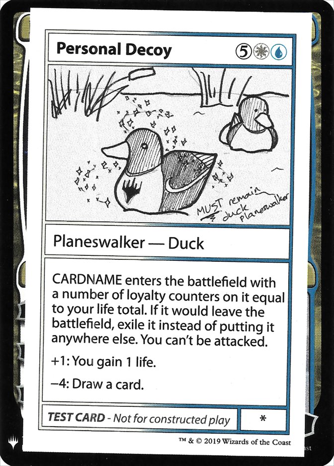 Personal Decoy [Mystery Booster Playtest Cards] | Good Games Cannington