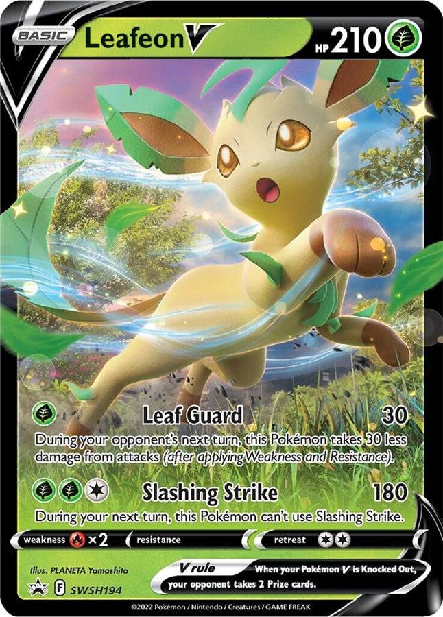 Leafeon V (SWSH194) [Sword & Shield: Black Star Promos] | Good Games Cannington