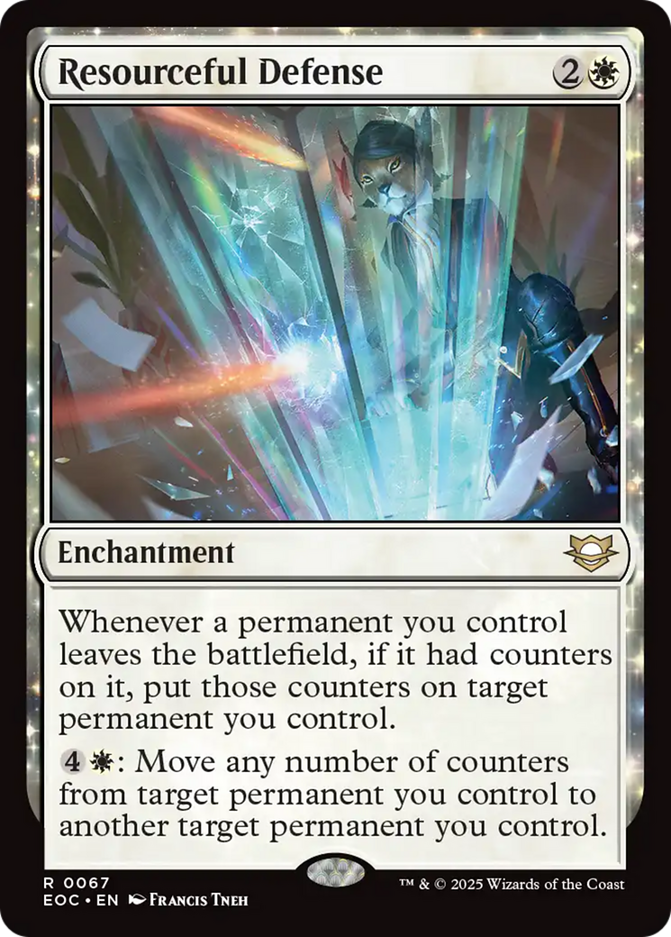 Resourceful Defense [Edge of Eternities Commander] | Good Games Cannington
